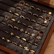 45 piezas/Set Anillos para mujer Juego de joyas (Anillos aleatorios) - 45 anillos aleatorios - Ver 4