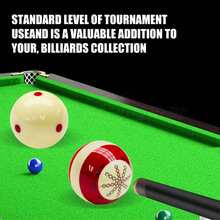 2pcs Practice Cue Balls, 2pcs Gloves, 2pcs Chalk Powder, Billiard Training Accessories Set, Suitable For Beginner And Competitive Billiard Training - White - View 4