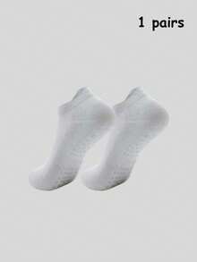 1/3 双装女士夏季瑜伽袜，网眼透气薄款硅胶防滑运动袜，室内地板船袜，适合健身普拉提防滑袜 - 彩色 - 查看 10