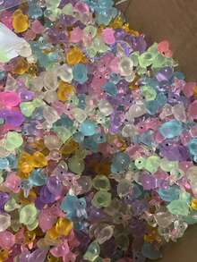 60/30/10个可爱迷你夜光树脂兔子摆件，夜光微型雕像，兔子微景观，仙女花园配件，兔子毛绒玩具装饰，苔藓微景观装饰，创意装饰，奶油凝胶手工装饰，树脂工艺品，仙女屋装饰，蛋糕装饰，可爱迷你树脂兔子摆件，夜光微型兔子雕像，兔子微景观仙女花园配件 - 彩色 - 查看 11