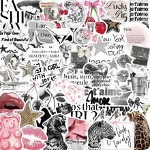 50Pcs Silver Lucky Girl Graffiti Stickers Cute Cartoon Decal For Suitcase Scrapbook Diary Phone Laptop Sticker Pack - 1 Set - View 13