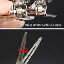 50个发夹发卡发根定位夹配件鸭嘴夹发卡美发造型工具美发工具 - 多色 - 查看 8