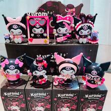 SANRIO 1个三丽鸥酷美娃娃玩具模型盒 - PVC材质 - 可作桌面、办公室、汽车装饰 - 适合作为万圣节、圣诞节和生日礼物送给朋友和女朋友，礼物清单上的首选，盲盒系列 - 彩色 - 查看 3