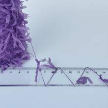 New Style Three Pieces Paper Fancy Yarn, Large Paper Butterfly Yarn, DIY Hand-Mixed Yarn, For Clothes, Hats, Scarves, One Skein - Multicolor - View 2