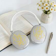 Gold Rune Protective Case Suitable Compatible With Apple Wireless Earphone Case, Scratch-Resistant And Shockproof - Transparent Black - View 4