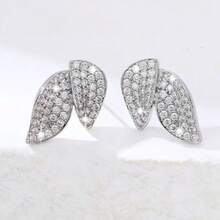 一对优雅简约的叶形耳环，适合女性日常佩戴、节日庆典、婚礼等场合，也是一份精美的礼物。 - 10# - 查看 5