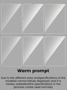 2pcs Tempered Glass Screen Protector, Compatible With Lenovo Tab P11/Tab M8/P12/M7/M9/M10/M11/Yoga Tab 11/K10/ Pad 2/Tab M10 Plus Tablet Series. This Protective Film Is Easy To Install, High-Definition And Transparent, Bubble-Free, And Scratch-Resistant. - Clear - View 8