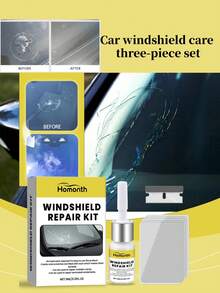 3 件套挡风玻璃护理套装 - 挡风玻璃裂纹修复、清洁和翻新套装 - 1set - 查看 2