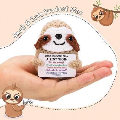 手工钩织桌面摆件：奇趣科幻人物、动植物主题玩偶和可爱卡通设计——一份温馨的手工礼物，带来欢乐和正能量。它们是送给挚友、女友或姐妹的绝佳生日礼物，也是表达友谊的小小信物。