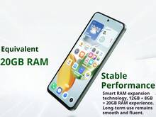 Honor 荣耀Play 60 Plus 12+256GB 解锁版 5G 智能手机 | 6000mAh 超长续航电池 | 五星级防震机身 | 12+256GB 大容量存储 | 双扬声器音量提升 300% | 5G 网络连接，专为学生和老年人打造 - 多色 - 查看 7