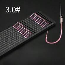20 Hook /10 Pair Of New Fine Packaging Fishing Tackle Fishing Line Double Hook Manual Double Hook Fishing Hook Bait - Pink - View 11