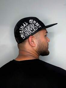 BONE FIVE PANEL ORI ALL BLACK PRETO PROMOTION - 黑色石墨 - 查看 3