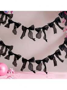 12pcs Bow Decor DIY Accessories, Suitable For Birthday Party, Valentine's Day, Wedding Party Backdrop, Holiday Party Decorations - Bow - View 7