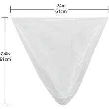 Trash Can Liner - 1000 Count Garbage Bags On Perforated Roll - 10 Gallon Multipurpose Office Bathrooms Business Home Commercial And Industrial Needs 24 Inchx 24 Inch - 50 Count (Pack Of 20) - View 3