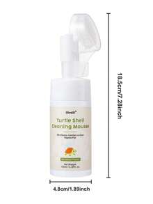 Turtle Shell Cleaning Mousse With Brush - 2-In-1 Foam Cleaner & Scrubber For Dirty Shells, Removes Algae & Stains, Gentle Reptile Shell Care For Turtles & Tortoises - Cleansing Mousse - View 8