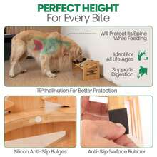 Sturdy Elevated Dog Bowl Stand With Non-Slip Base - Adjustable Height Feeder For Large Breed Dogs, Reduces Neck Strain - Multicolor 1 - View 7