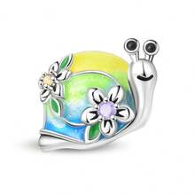 A Silver Plated Animal Series - Mushroom Elf Hedgehog Owl Bead Suitable For 3mm Bracelet Bracelet, DIY Pendant, Women's Fashion Jewelry, Holiday Birthday Gift - Multicolor - View 15