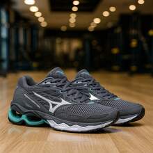Men's Wave Creation 20 Gym Tennis Shoes For Walking And Gym Use. - 綠色石墨 - 查看 3