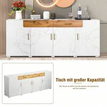 Storage Cabinets - White + Particle Board - View 7