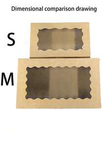 20/10 Pcs Rectangular Paper Gift Boxes With Display Window, Suitable For Weddings, Birthdays, Graduations, Festivals, Easter, New Year, Valentine's Day, Mother's Day And Other Occasions - Multicolor - View 7