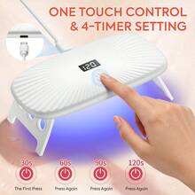 Mini UV LED Nail Lamp Professional LED Gel Nail Dryer With 4Timers Setting Nails For Fast Gel Nail Polish Salon Used - Multicolor - View 4