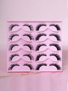 10 Pairs Natural Look Soft & Comfortable Eyelash Extensions - View 4