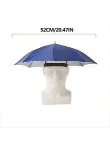 Umbrella Hat, Suitable For Camping And Fishing, Elastic Headband Umbrella Hat, UV Protection Umbrella Hat - Multicolor - View 23