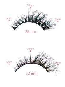 10 Pairs Natural Look Soft & Comfortable Eyelash Extensions - View 8