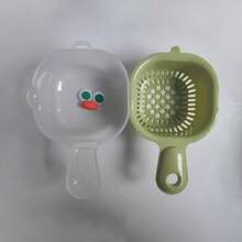 1 Set Duck-Billed Dopamine Cute Handle Colander Strainer, 2-In-1 Thickened Fruit Vegetable Washing Basket For Home Use - Multicolor - View 6