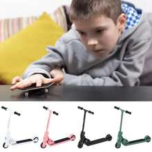 patinete de dedo de simulación, BMX de 2 ruedas con freno, juguetes educativos, colección de patinetas de dedo, regalos para niños y niñas SQIL - Blanco - Ver 4