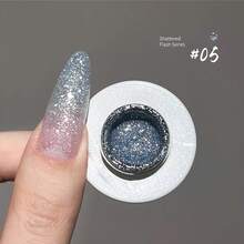 MIANEL 12ml 闪亮碎钻亮片凝胶指甲油 2026 新款碎钻美甲凝胶 美甲沙龙专用美甲用品 白色美甲 绿色美甲 情人节美甲 春季美甲 指甲胶 美甲艺术 - 彩色 - 查看 23