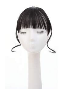 女士龙须刘海假发，顶部逼真自然刘海，直刘海，发际线合成假发发夹，发爪，发卡，发夹，发卡，发饰，夏季，假日，旅行 - 彩色 - 查看 12