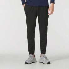 Under Armour Unisex Soft Stretchy Fitted Jogger Pants, Suitable For Training, Fitness, Travel, Commuting - Black - View 1