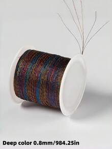 1卷/0.2/0.4/0.6/0.8毫米编织线 DIY编织手链、手链、珠宝配件、DIY珠宝制作编织绳 - 彩色 - 查看 28