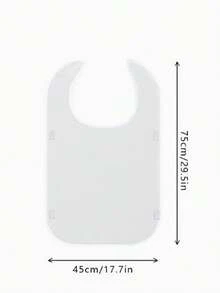 1件装可调节成人围兜，多功能围兜，适用于老年人、残疾人、养老院及其他场合 - 彩色 - 查看 19