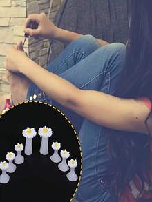 8pcs Nail Toe Separator Kit, Includes Finger Toe Nail Foam Dividers - Multicolor - View 3