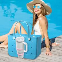 2 Pcs Cup Holder 30oz And 40oz Bottle Accessories, Compatible With Bogg Bags And Simply - C - 查看 6