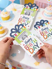 3er Set bunte Geldgeschenktüten für Geburtstagsfeiern, Geburtstags-Bargeldgeschenkumschläge, Geldboxen, Babyparty-Geburtstagsgeschenkverpackungskarten, Zubehör für die 1. Geburtstagsfeier, Geschenkverpackungsmaterial für Geburtstage, rote Geburtstags-Umschläge, Geburtstags-Gastgeschenke, Geburtstagsdekorationen, Babyparty-Dekorationen, Geburtstagsfeier-Dekorationen, Neugeborenen-Partygeschenke - Bunter Geburtstag - Übersicht 4
