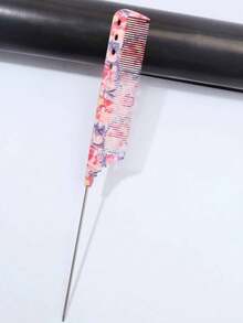 Peine de acero con púas, resistente al calor y antiestático para peluquería - Multicolor - Ver 8