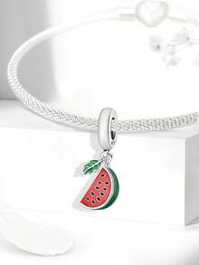 1pc Gold Fruit Series Pendant Ball, Suitable For Women Bracelet DIY Jewelry - Fruit Collection - View 9