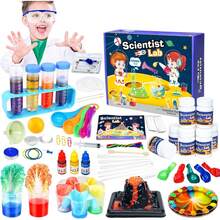 6-9 Years Old Kids Science Experiment Kit, STEM Science Education Learning Tools, Scientist Costume, Birthday Gift And Toy, Suitable For Boys And Girls - Purple - View 2