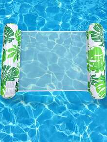 2026 New Inflatable Pool Hammock, Quick Inflation, Sturdy Striped Buoyant Lounger, Water Sports & Beach Pool Party, Single Person Floating Raft - Multicolor - View 6