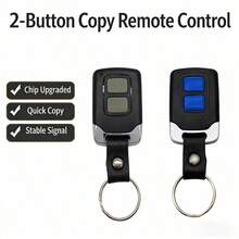 433MHz 克隆车库遥控器复制码手持式开门器电动门遥控器双按钮命令发射器 - 查看 1