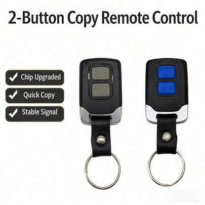 جهاز تحكم عن بعد لفتح البوابة الكهربائية بتردد 433 ميجاهرتز، جهاز نسخ رمز التحكم عن بعد، جهاز تحكم يدوي بزرارين