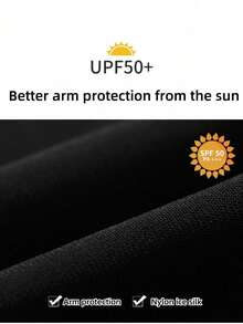 BAMANSHI UPF50+ Sun Protection Arm Sleeves With Gloves | Touchscreen, Anti-Slip, Ice Silk | For Driving, Cycling, Golf, Fishing | Women's Summer Outdoor - Multicolor - View 5