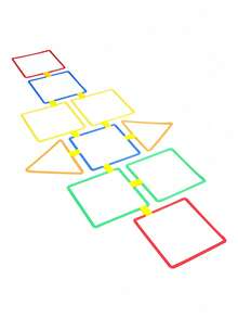 5pcs/10pcs Colorful Plastic Blocks And Connectors Agility Training Set - Ideal For Yard, Indoor And Outdoor Games, Soccer And Basketball Practice (Random Colors) - Multicolor - View 7