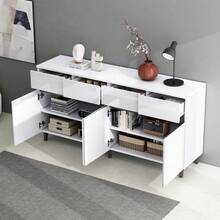 Storage Cabinets - White + Particle Board-1 - View 3