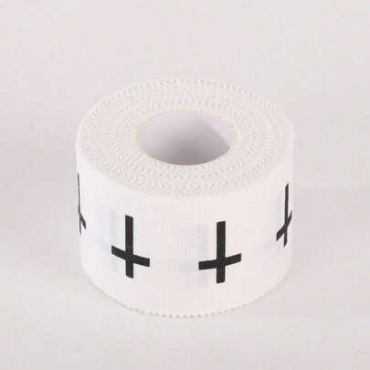 White Cross Tape - Trusted By Pro Players For Professional Protection! Ideal For Sports Like Basketball, Soccer, And Fitness, It Stabilizes Muscles, Supports Joints, And Prevents Strains