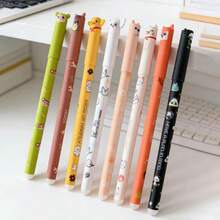 Set de 12 bolígrafos de gel borrables con forma de animales, tintas de varios colores, aptos para escribir, dibujar, hacer tareas, garabatear, se pueden usar como recompensas para estudiantes, regalos de vuelta a clases - Conjuntos - Ver 7