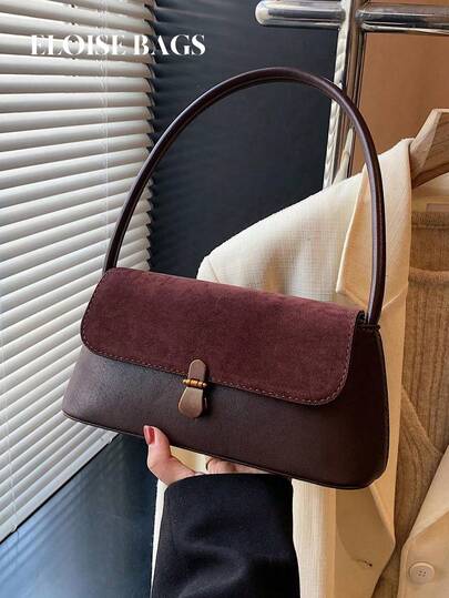 2025 复古小众法棍包新款时尚法式腋下包单肩手提包通勤包